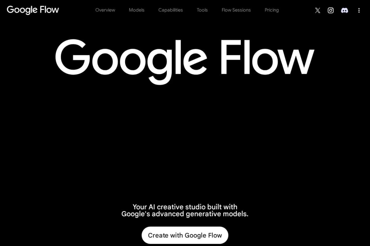 Capture d'écran de Google Veo 3
