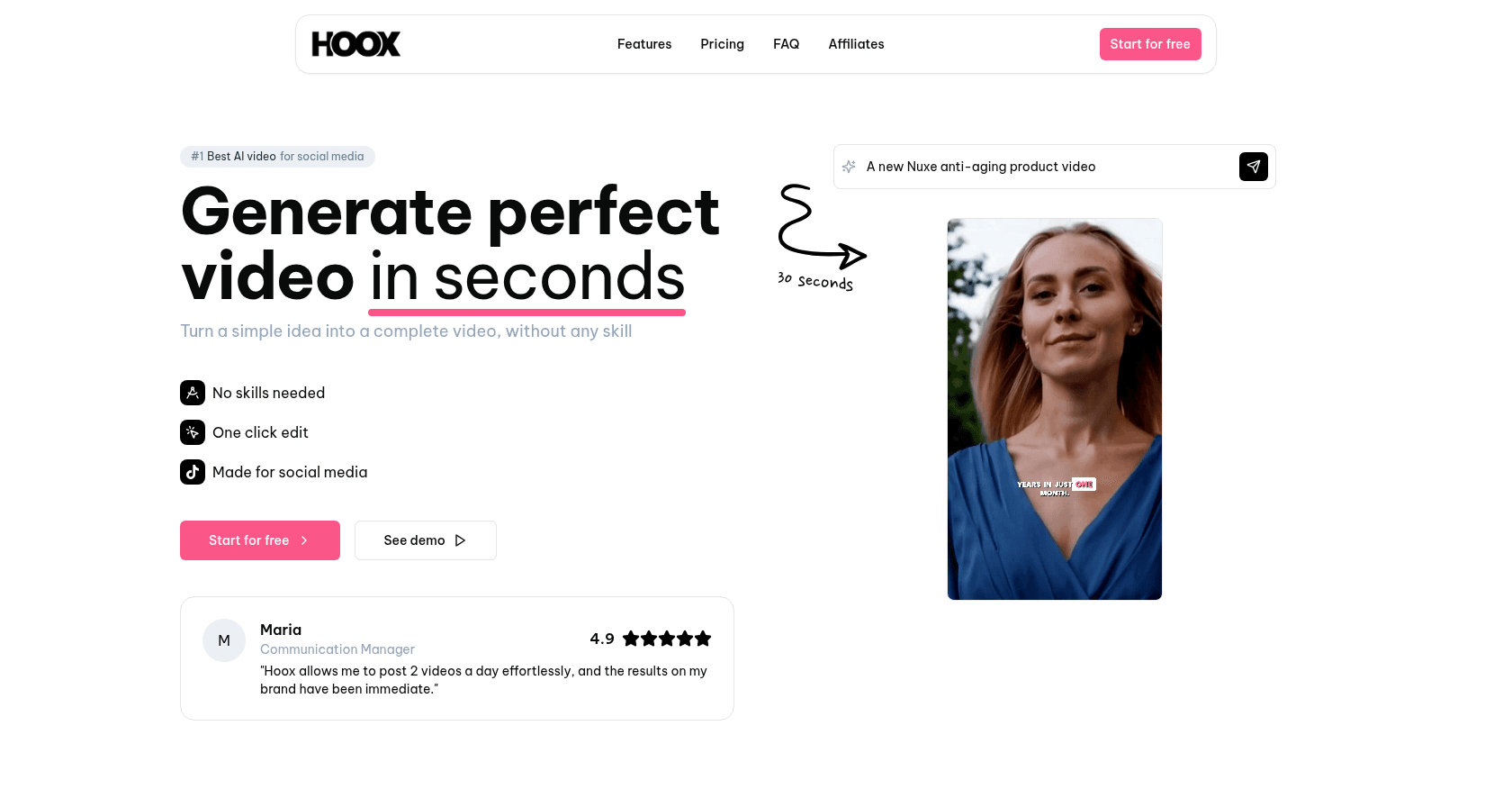 Capture d'écran de Hoox